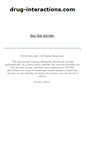 Mobile Screenshot of drug-interactions.com